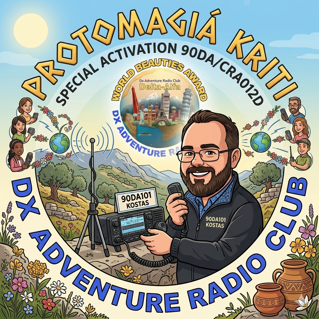 01/05/2026 – 90DA/CRA012D – PROTOMAGIÁ KRITI – 1 PTS (H)/1 PTS (A). – QSO, — Countries, – Continents / by 90DA101 Kostas. +1 bonus point if you connect ALL CRA012&nbsp;Activations!