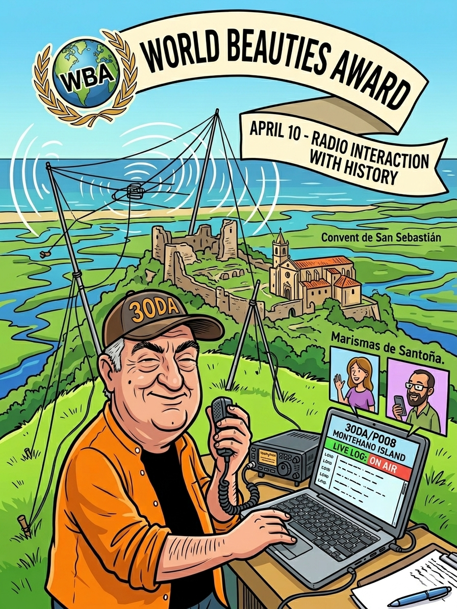 10/04/2026 – 30DA/P008 – Old Island of Montehano POTA  – 2 PTS (H)/5 PTS (A) . – QSO, — Countries, – Continents / by 30DA021&nbsp;Andoni.