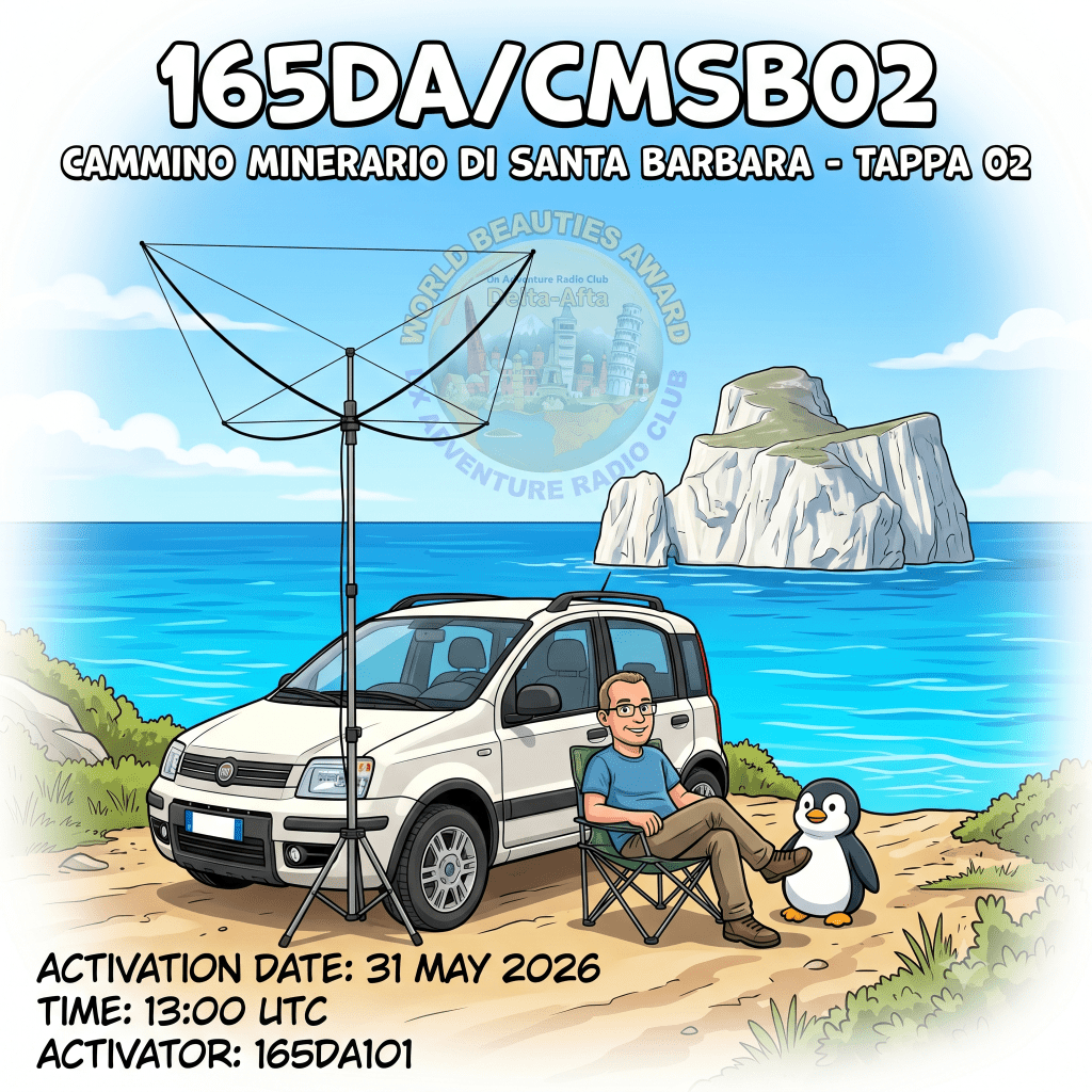31/05/2026 – 165DA/CMSB02- Facing the White Giant of Pan di Zucchero – 2 PTS (H)/3 PTS (A) . 123 QSO, 22 Countries, 5 Continents / by 165DA101&nbsp;Alex.