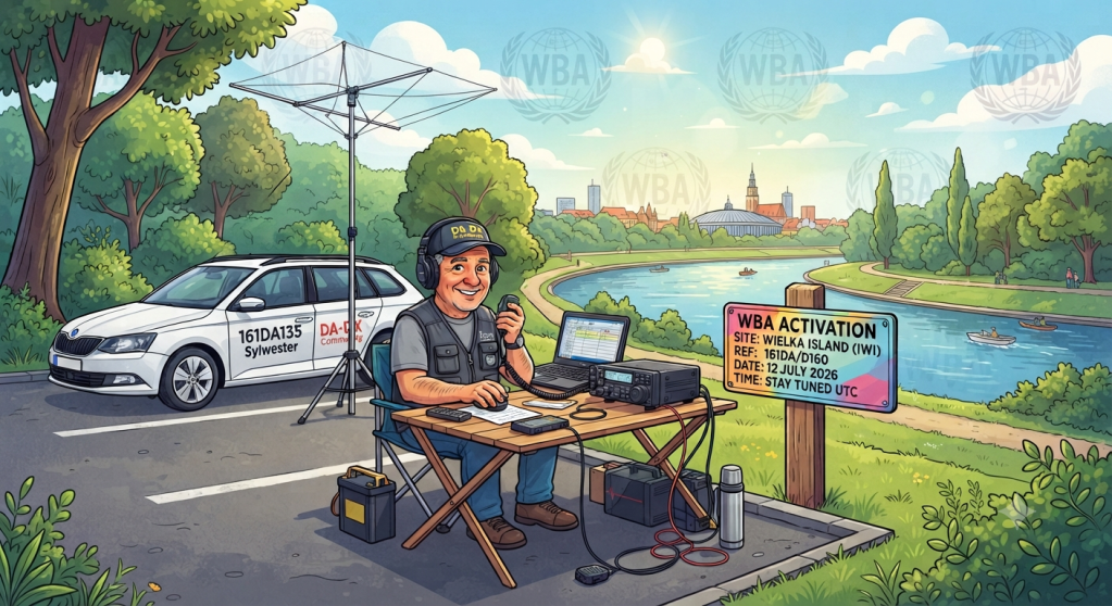 12/07/2026 – 161DA/D160 – WIELKA ISLAND IWI – 5 PTS (H)/3 PTS (A) . 80 QSO, 14 Countries, 2 Continents / by 161DA135 Sylvester.