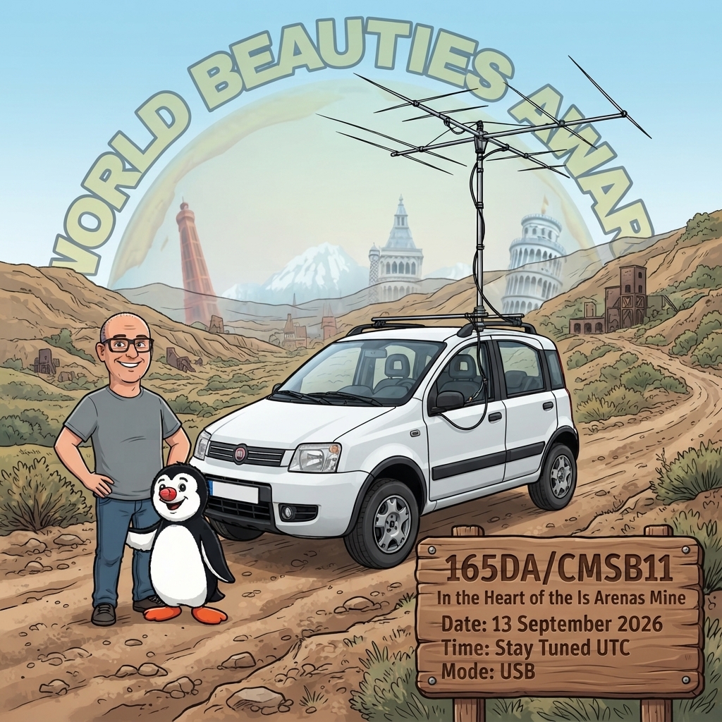 13/09/2026 – 165DA/CMSB11 – In the Heart of the Is Arenas Mine – 3 PTS (H)/2 PTS (A) . 60 QSO, 19 Countries, 4 Continents / by 165DA101&nbsp;Alex.